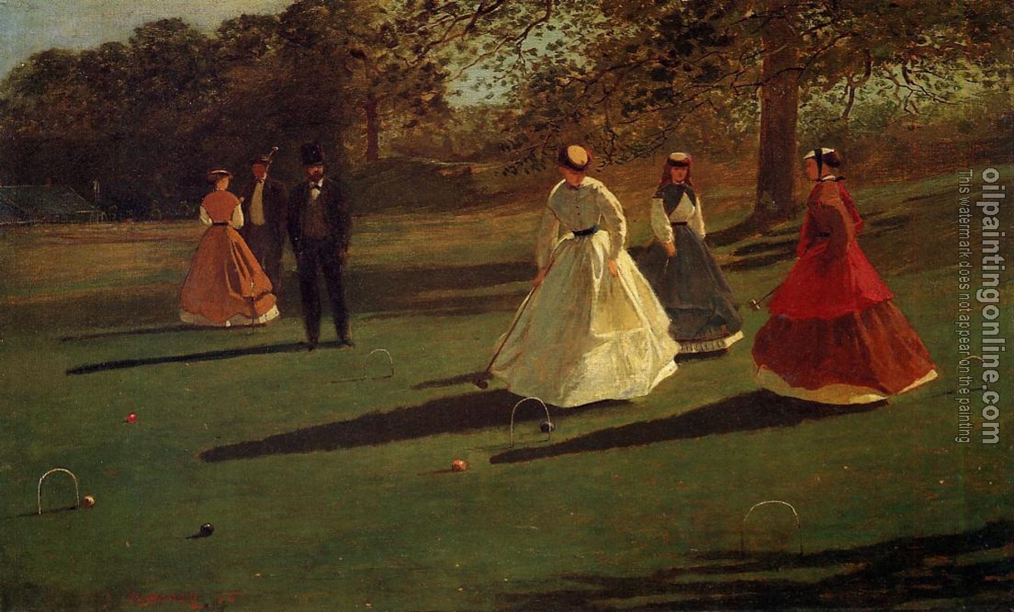 Homer, Winslow - Croquet Players